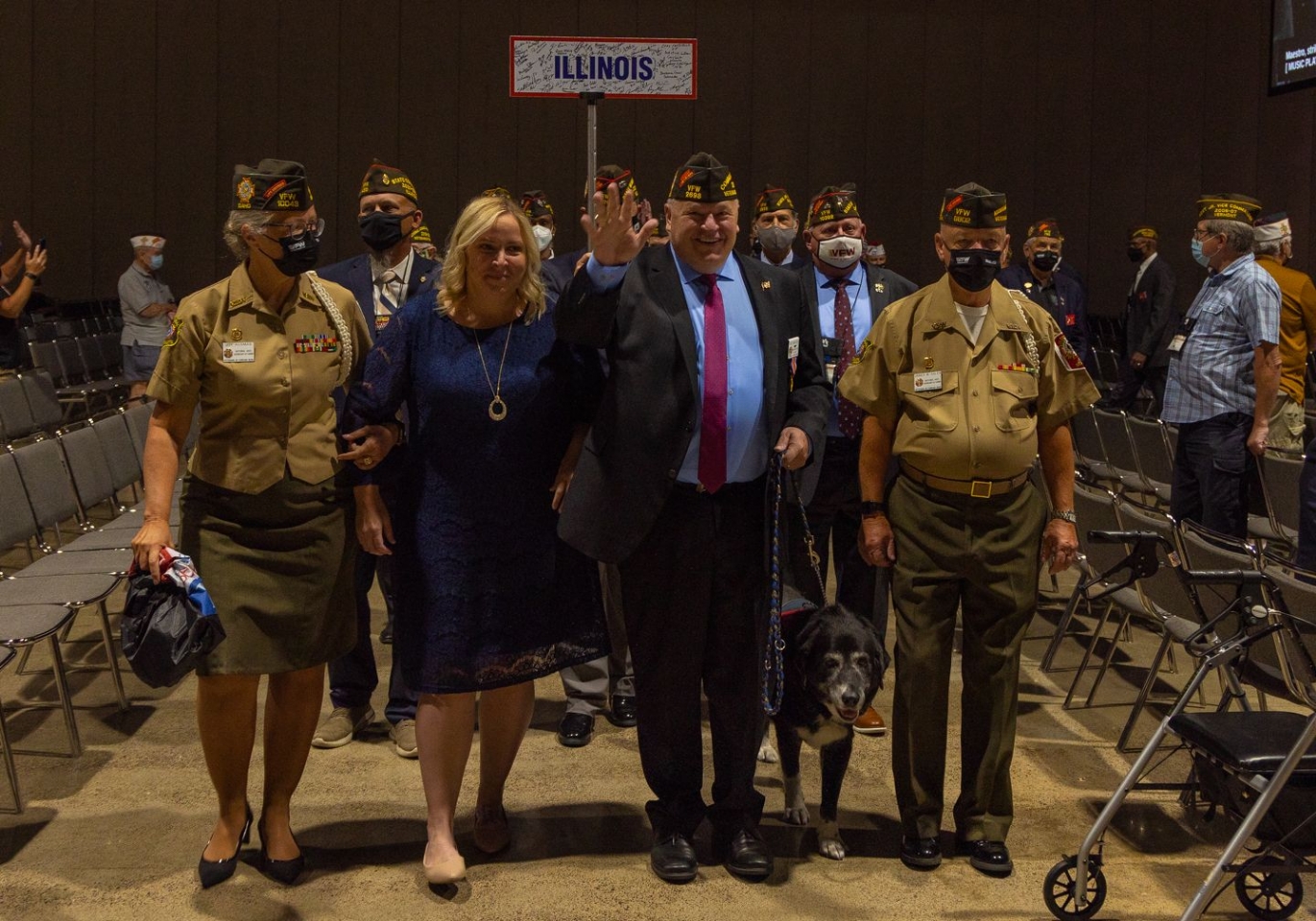 Veterans of Foreign Wars National Convention 30 July 3 August 2021 Kansas City Missouri. The celebration begins with the Illinois delegation in the lead